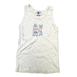 Débardeur Petit Bateau Paris – Léger, doux et illustré avec charme