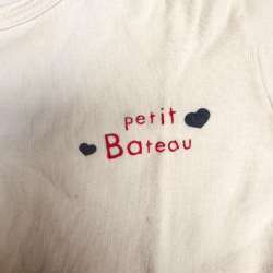 T-shirt blanc Petit Bateau – Discret, doux et intemporel