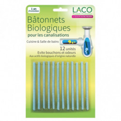 Bâtonnets biologiques pour canalisations