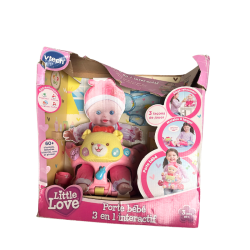 Porte-bébé 3 en 1 interactif Little Love – Jeu éducatif et évolutif