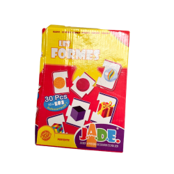 Jeu éducatif J.A.D.E. – Les Formes : 30 cartes pour apprendre en s’amusant