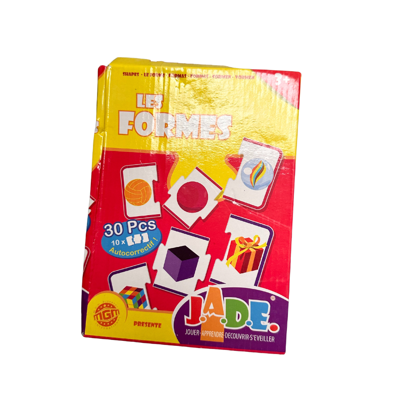 Jeu éducatif J.A.D.E. – Les Formes : 30 cartes pour apprendre en s’amusant