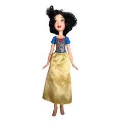 Poupée Blanche-Neige en robe pailletée