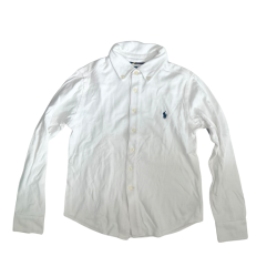 Chemise blanche Ralph Lauren enfant – Élégance intemporelle au quotidien