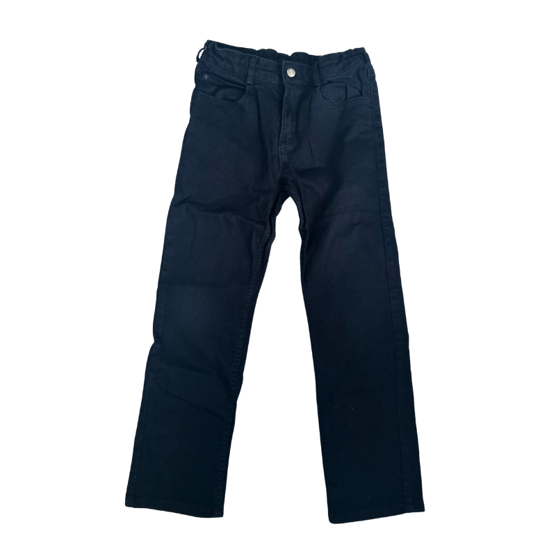 Jean noir basique enfant – Coupe droite et look intemporel
