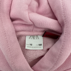 Sweat à capuche Zara x Snoopy rose fille – style varsity fun et confortable 10ans