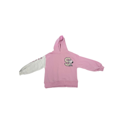 Sweat à capuche Zara x Snoopy rose fille – style varsity fun et confortable 10ans