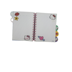 Carnet Hello Kitty à intercalaires – Ultra coloré et illustré