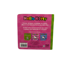 Hello Kitty - Je découvre la ferme | Livre d’éveil à volets interactifs