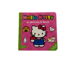 Hello Kitty - Je découvre la ferme | Livre d’éveil à volets interactifs