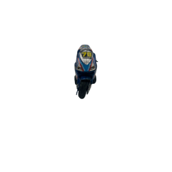 Moto de course bleue n°78 – Miniature de collection