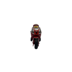 Moto de course rouge n°68 – Miniature pour jeux de vitesse