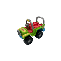 Jeep de Safari Caban – Jouet coloré avec personnage