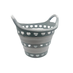 Foldable love basket - space-saving & stylish storage