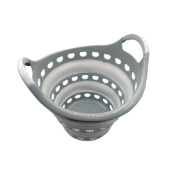 Foldable love basket - space-saving & stylish storage