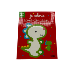 Livre de coloriage "Je colorie sans dépasser !" – Dès 2 ans