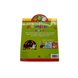 J'apprends à compter de 1 à 20 – Livre éducatif ludique avec autocollants