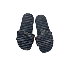 Sandales pailletées noires multicolores – Crecevenus