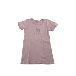 T-shirt Petit Bateau 12 ans – Rose tendre avec motif faon