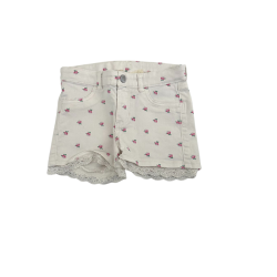 Short fleuri écru avec dentelle – L.O.G.G – 5-6 ans