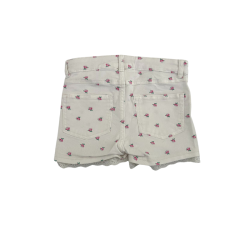 Short fleuri écru avec dentelle – L.O.G.G – 5-6 ans