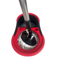 Balai Twist & Shine 2 en 1 et Support à roulettes