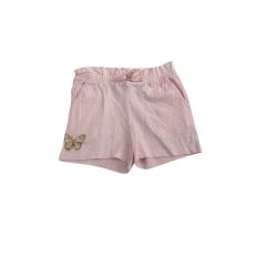 Short rose pâle H&M avec papillon doré – Enfant 4-6 ans
