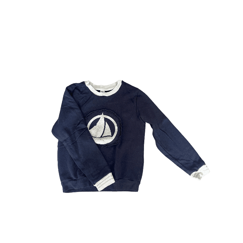 Sweat bleu marine Petit Bateau garçon – 12 ans