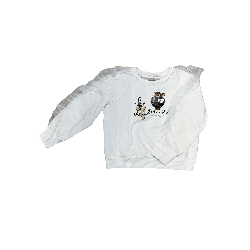 Sweat-shirt blanc Monnalisa Tom & Jerry – 10 ans