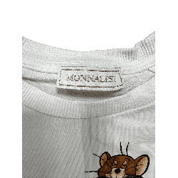 Sweat-shirt blanc Monnalisa Tom & Jerry – 10 ans