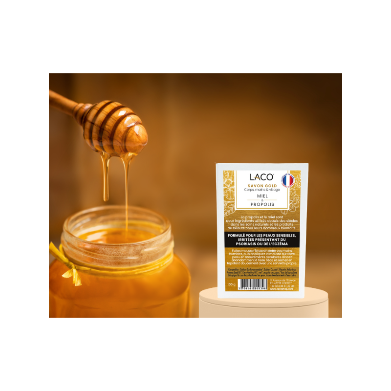 Gold soap 100g - natural care for body, hands & face