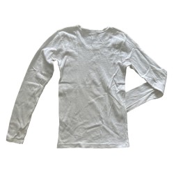T-shirt manches longues Petit Bateau – Blanc basique 12 ans