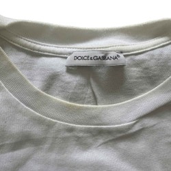 T-shirt Dolce & Gabbana Sport – Blanc & Bleu