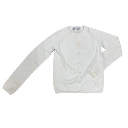 Gilet en maille Tartine et Chocolat – Blanc raffiné