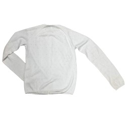 Gilet en maille Tartine et Chocolat – Blanc raffiné