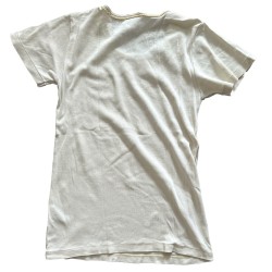 T-shirt Petit Bateau jaune pâle fille – Col rond avec petit nœud rose