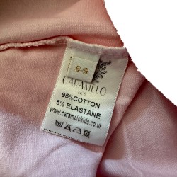 Legging rose Caramelo Kids en coton stretch