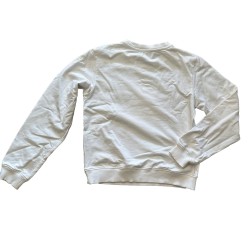 Sweat blanc Moschino Teen avec motif ourson brodé