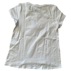 T-shirt H&M blanc papillon coloré fille 8-10 ans
