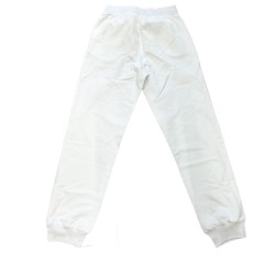 Pantalon de jogging Monnalisa blanc à motifs floraux
