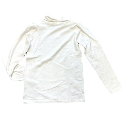 Jacadi Paris – Sous-pull blanc à col roulé fille