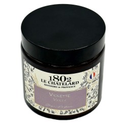 Bougie parfumée à la violette - Cire végétale