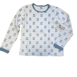 Pyjama Petit Bateau en coton bio – Imprimé chiens bleus