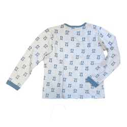 Pyjama Petit Bateau en coton bio – Imprimé chiens bleus