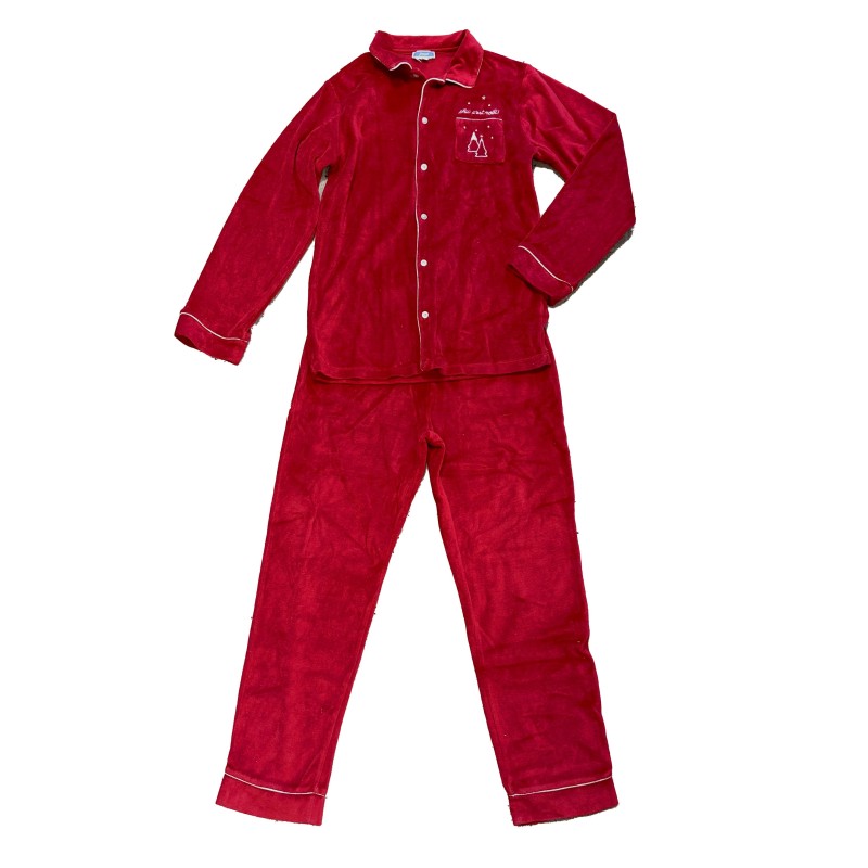 Pyjama Jacadi rouge en velours