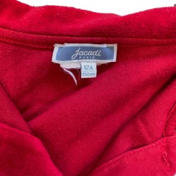 Pyjama Jacadi rouge en velours