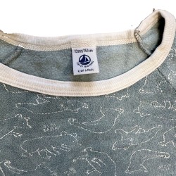 Pyjama Petit Bateau bleu à motifs ours polaires