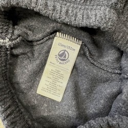 Pyjama Petit Bateau garçon – Ensemble éponge bleu marine à manches longues