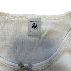 Petit Bateau – Tee-shirt manches longues blanc imprimé personnages