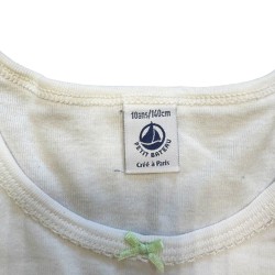 Petit Bateau – T-shirt à manches longues fille – Motif "Amour"